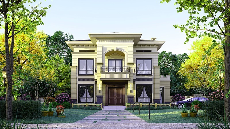 平谷中式合院住宅，开放庭院与邻里乡亲更亲近